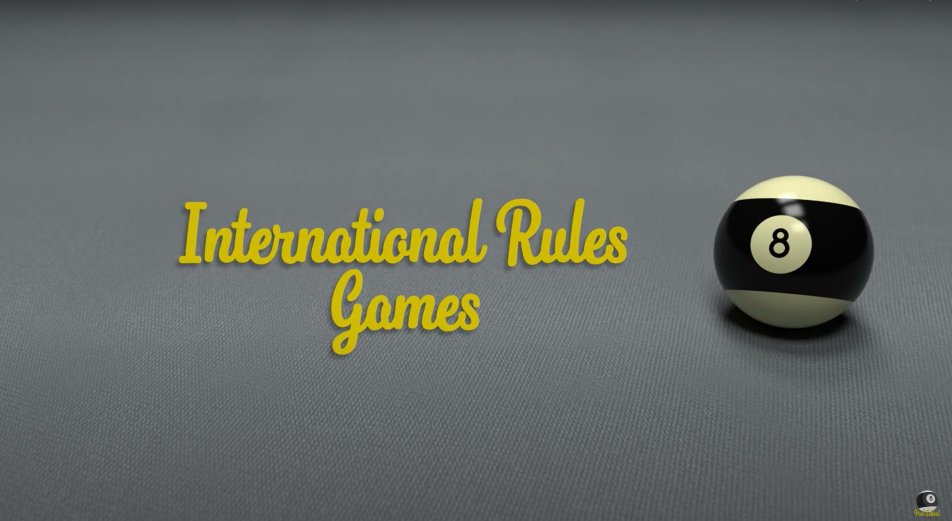international pool rules games